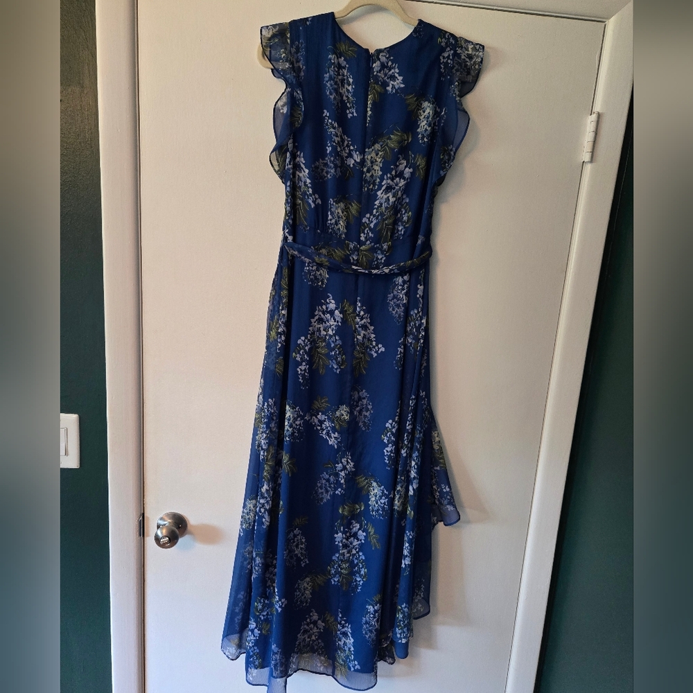 Vince Camuto Blue Floral Maxi Dress